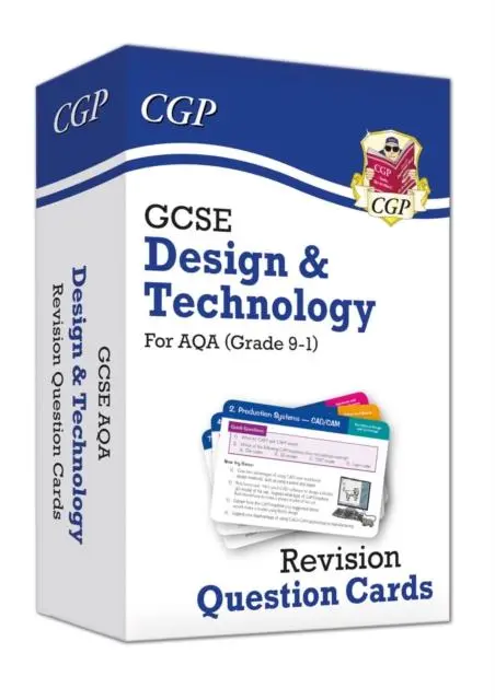 Cover: 9781789084115 | GCSE Design &amp; Technology AQA Revision Question Cards | Cgp Books
