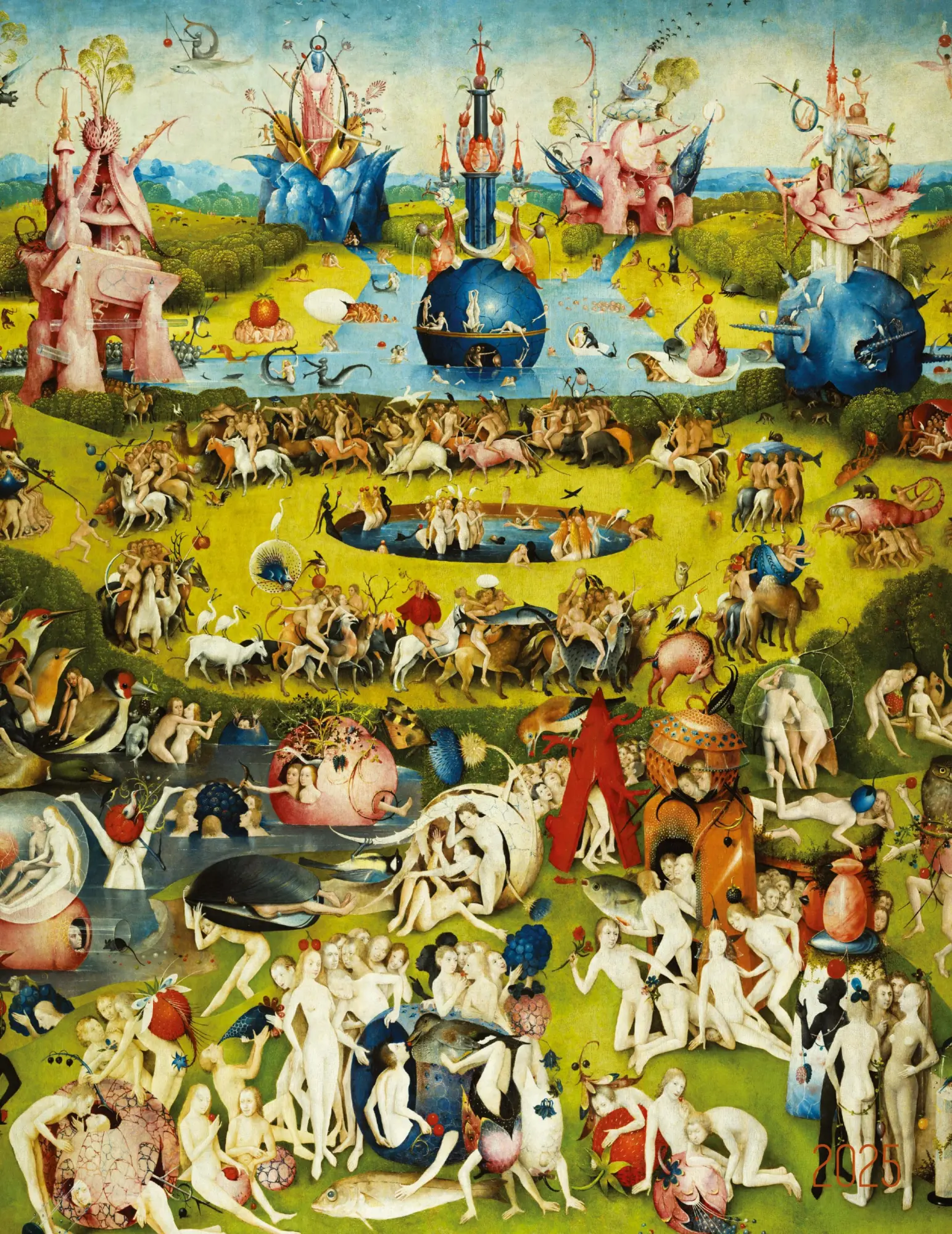 Cover: 9781965994115 | Hieronymus Bosch Planner 2025 | Shy Panda Press | Taschenbuch | 2025