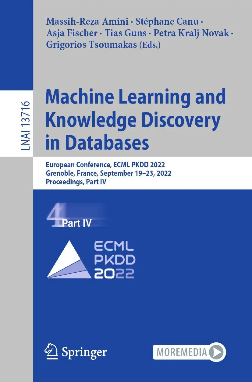 Cover: 9783031264115 | Machine Learning and Knowledge Discovery in Databases | Amini (u. a.)