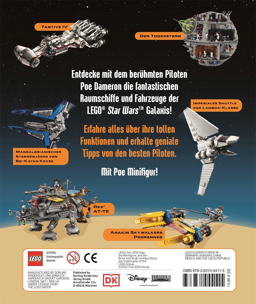 Rückseite: 9783831044115 | LEGO® Star Wars(TM) Raumschiffe und Fahrzeuge | Marc Winter | Buch