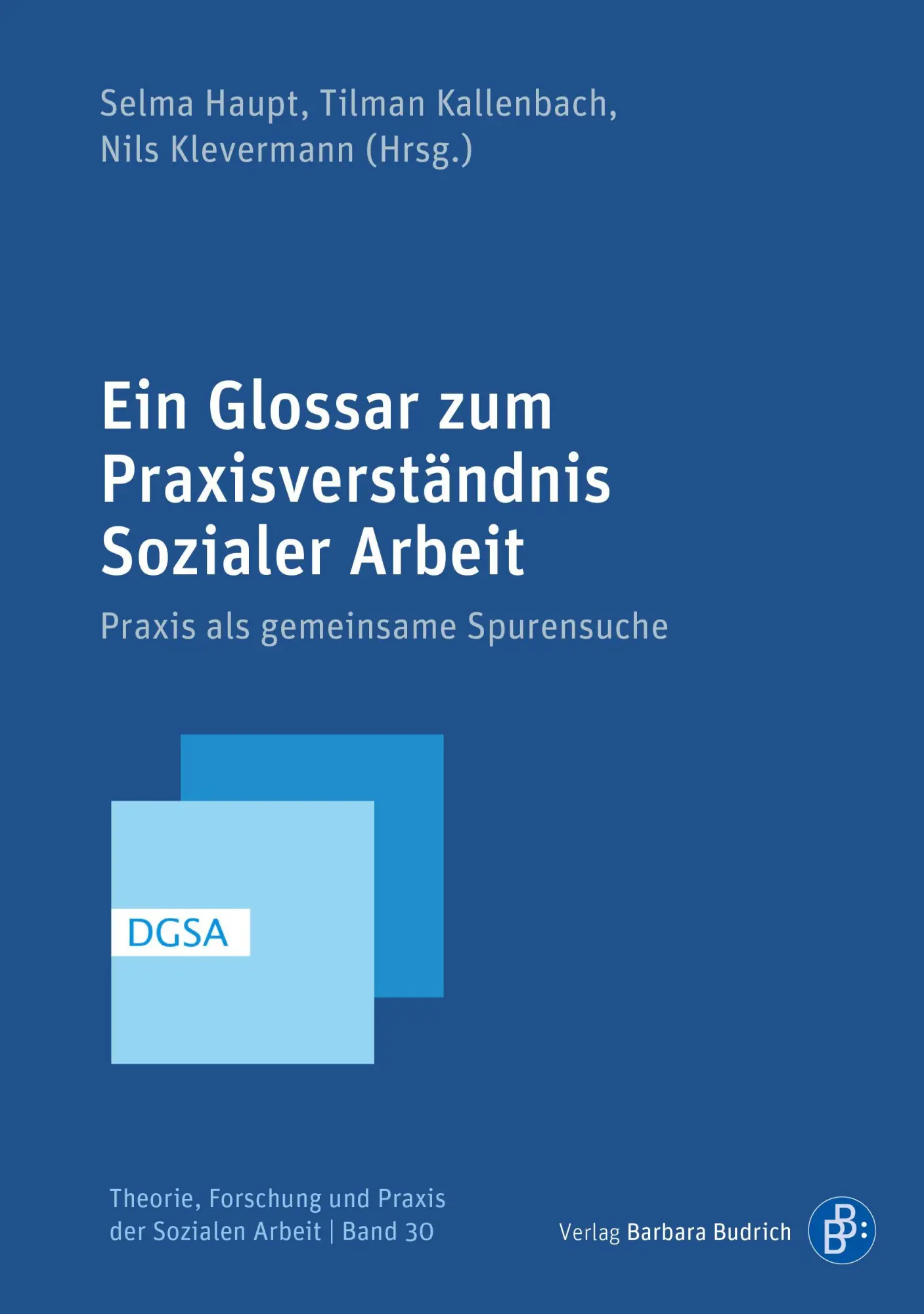 Cover: 9783847434115 | Ein Glossar zum Praxisverständnis Sozialer Arbeit | Haupt (u. a.)