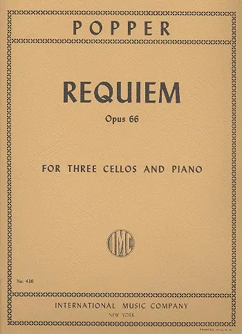 Cover: 9790220404115 | Requiem Op. 66 | David Popper | Buch | International Music Company
