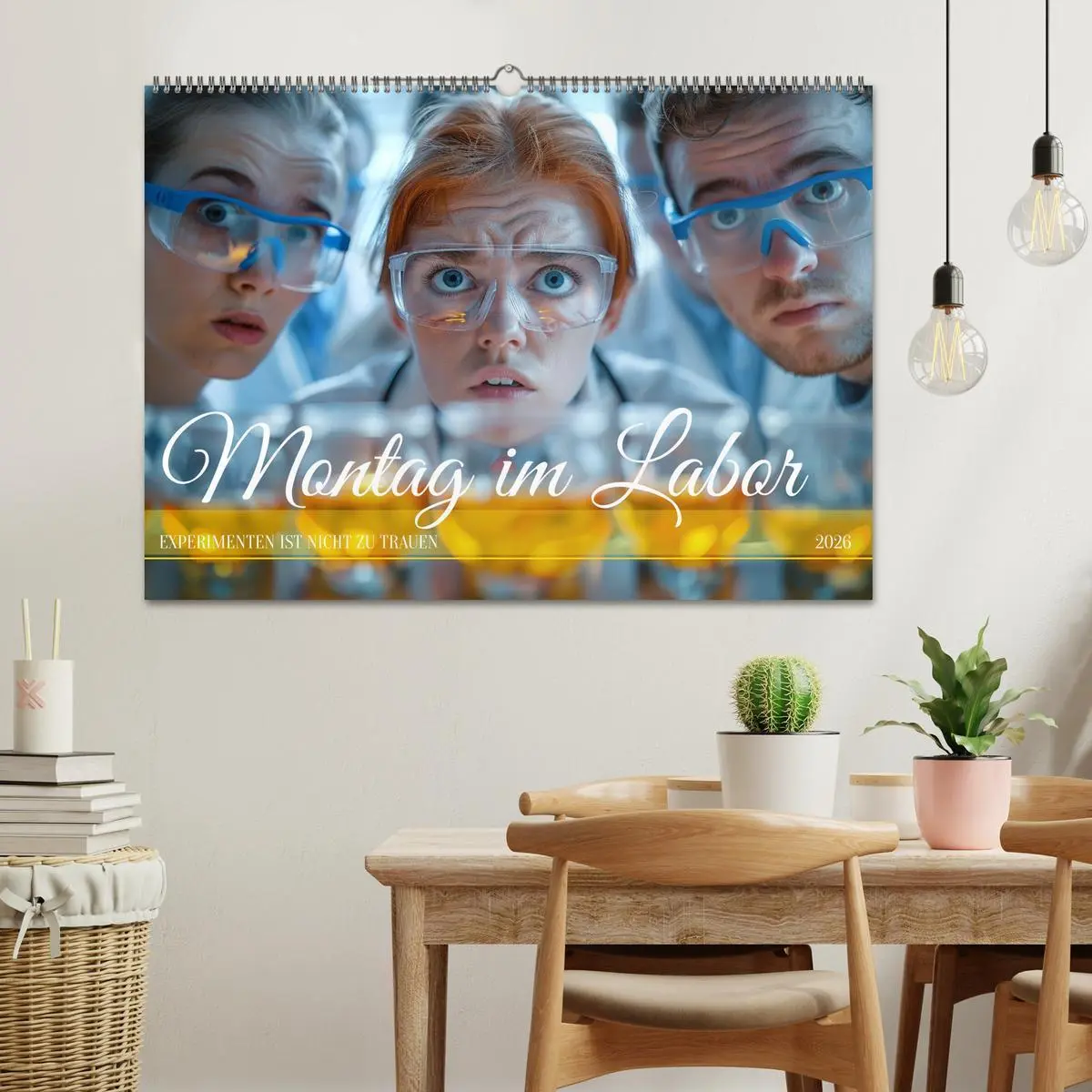 Bild: 9783457434215 | Montag im Labor (Wandkalender 2026 DIN A2 quer), CALVENDO...