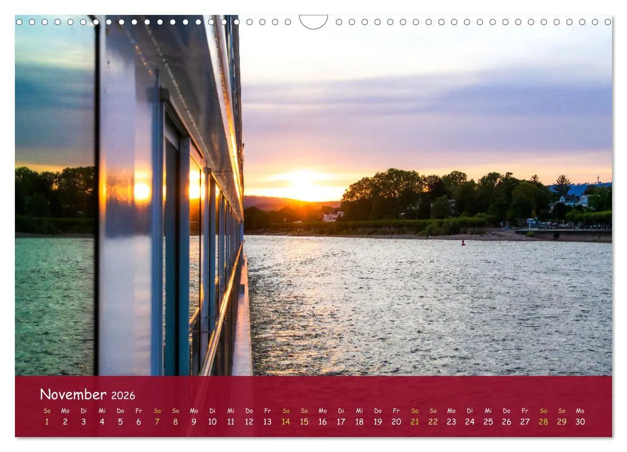 Bild: 9783457504215 | Eine Kreuzfahrt auf dem Rhein (Wandkalender 2026 DIN A3 quer),...