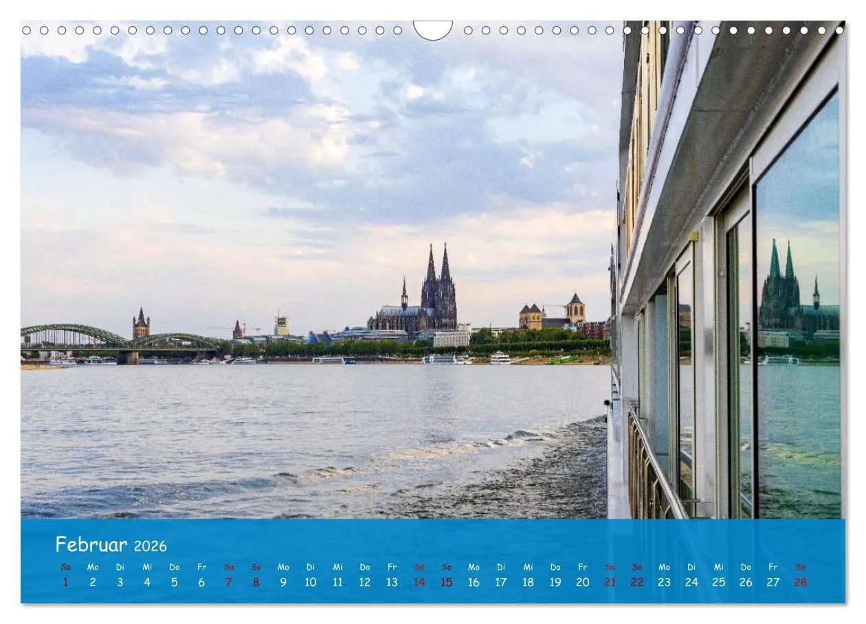Bild: 9783457504215 | Eine Kreuzfahrt auf dem Rhein (Wandkalender 2026 DIN A3 quer),...