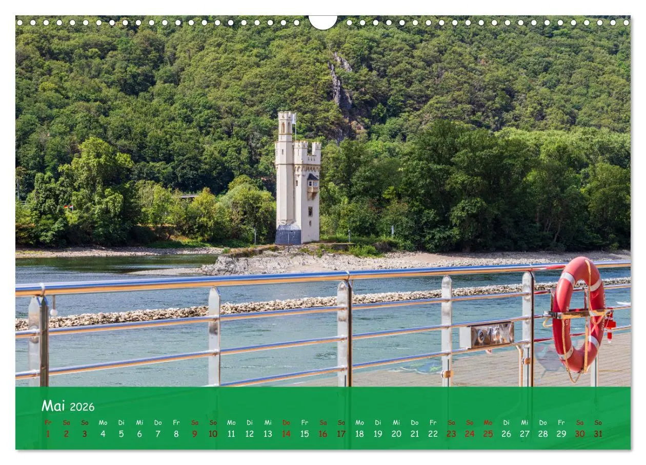 Bild: 9783457504215 | Eine Kreuzfahrt auf dem Rhein (Wandkalender 2026 DIN A3 quer),...
