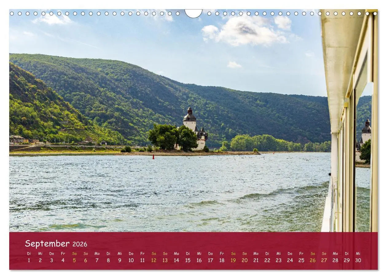 Bild: 9783457504215 | Eine Kreuzfahrt auf dem Rhein (Wandkalender 2026 DIN A3 quer),...