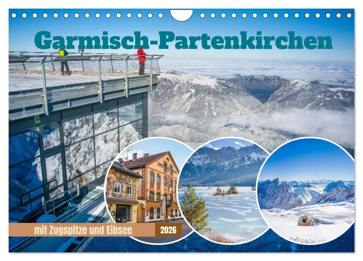 Cover: 9783516694215 | Garmisch-Partenkirchen mit Zugspitze und Eibsee (Wandkalender 2026...