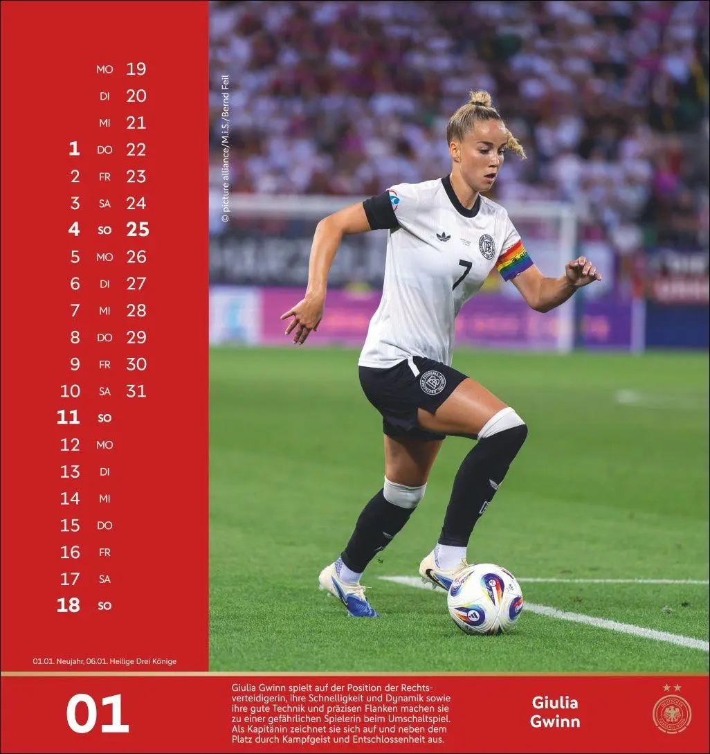 Bild: 9783756414215 | DFB Frauen Postkartenkalender 2026 | Kalender | 13 S. | Deutsch | 2026