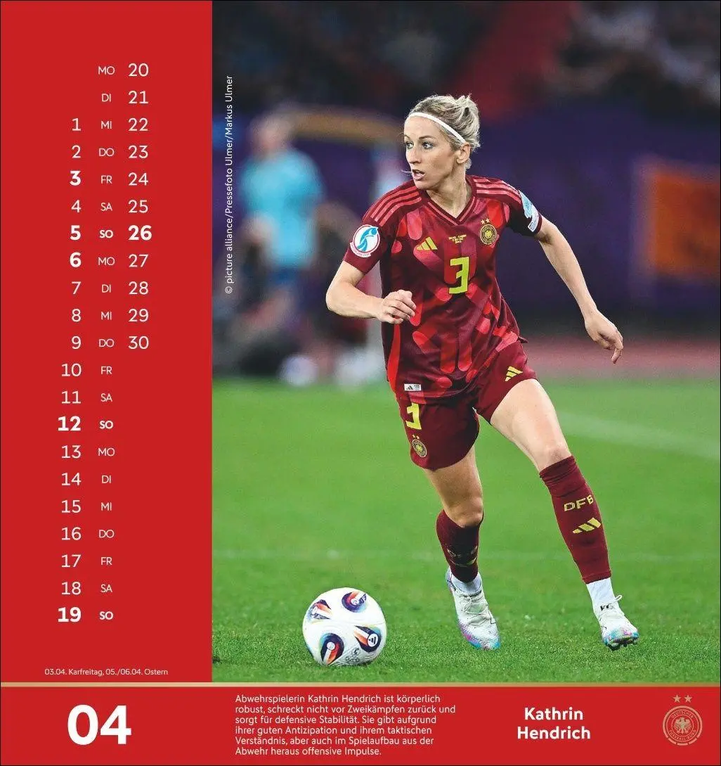 Bild: 9783756414215 | DFB Frauen Postkartenkalender 2026 | Kalender | 13 S. | Deutsch | 2026