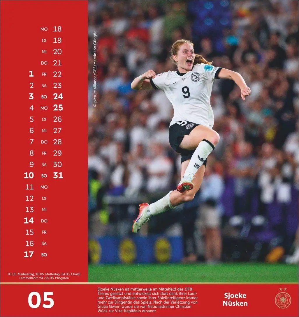Bild: 9783756414215 | DFB Frauen Postkartenkalender 2026 | Kalender | 13 S. | Deutsch | 2026
