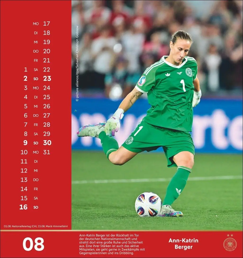 Bild: 9783756414215 | DFB Frauen Postkartenkalender 2026 | Kalender | 13 S. | Deutsch | 2026