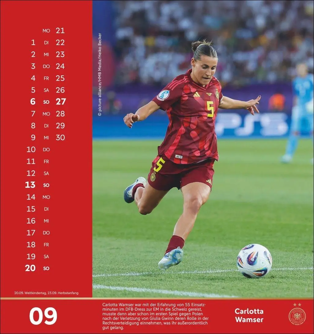 Bild: 9783756414215 | DFB Frauen Postkartenkalender 2026 | Kalender | 13 S. | Deutsch | 2026