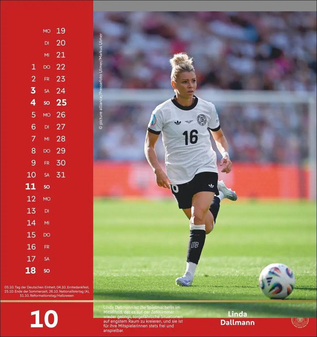 Bild: 9783756414215 | DFB Frauen Postkartenkalender 2026 | Kalender | 13 S. | Deutsch | 2026