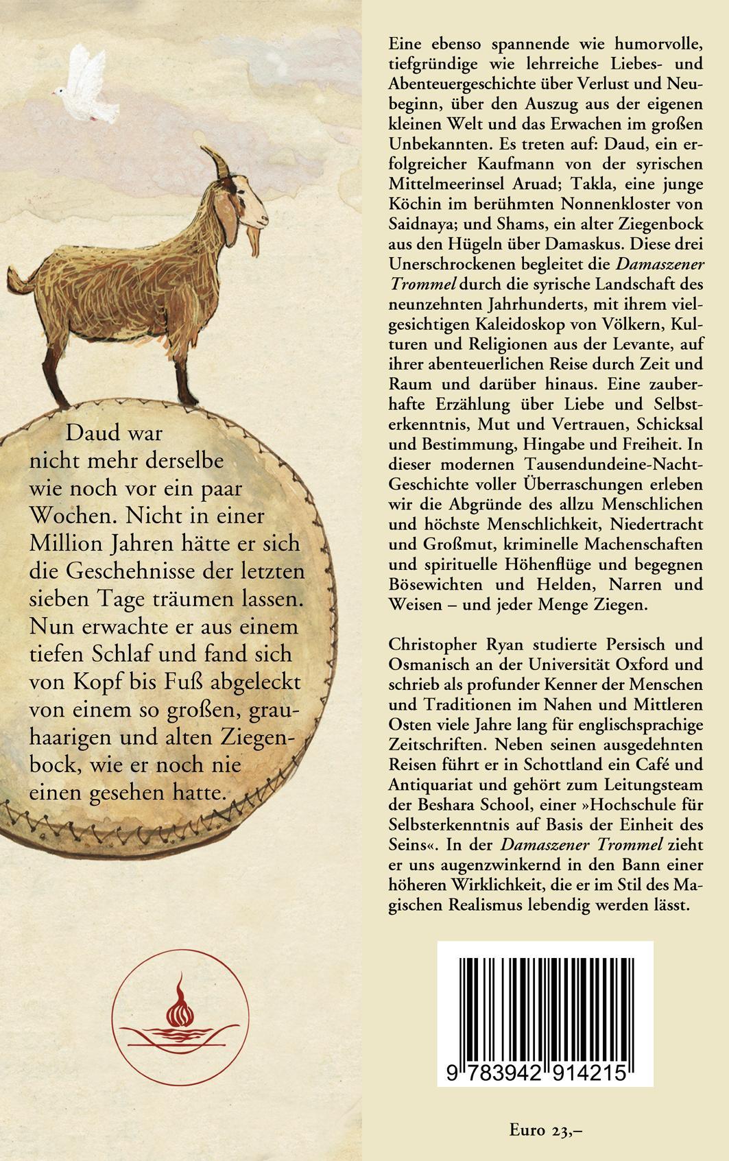 Rückseite: 9783942914215 | Die Damaszener Trommel | Christopher Ryan | Taschenbuch | 300 S.