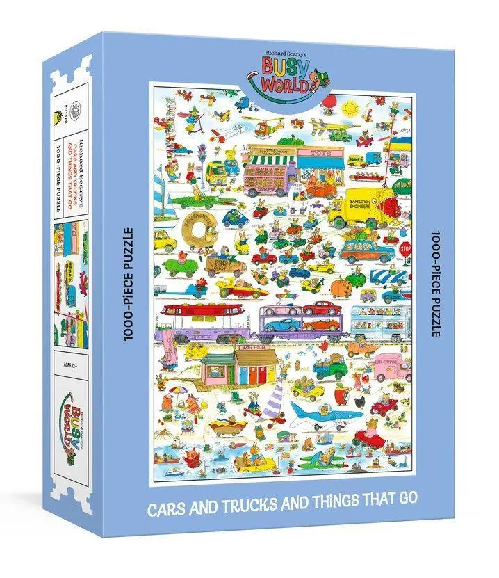 Cover: 9798217034215 | Richard Scarry's Cars and Trucks and Things That Go: 1000-Piece Puzzle