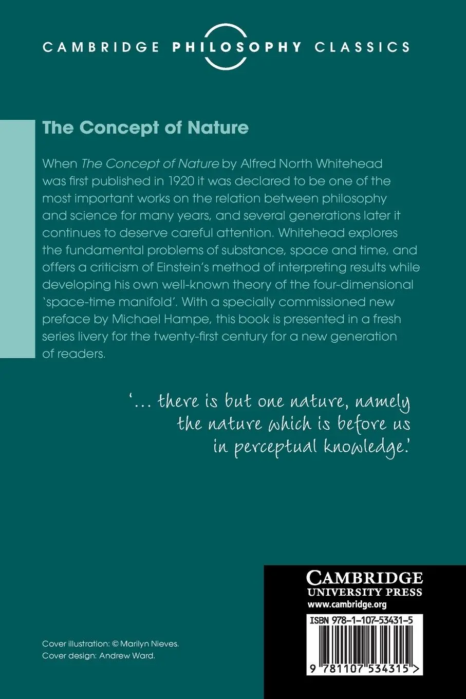 Rückseite: 9781107534315 | The Concept of Nature | Alfred North Whitehead | Taschenbuch | 2015
