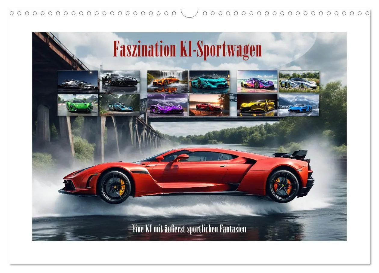 Cover: 9783457354315 | Faszination KI-Sportwagen (Wandkalender 2026 DIN A3 quer), CALVENDO...