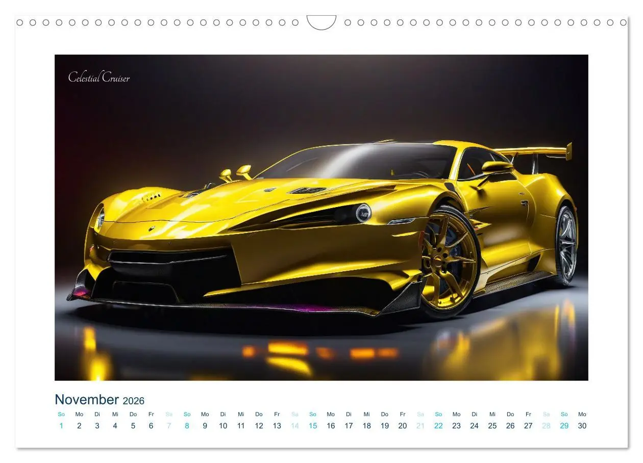 Bild: 9783457354315 | Faszination KI-Sportwagen (Wandkalender 2026 DIN A3 quer), CALVENDO...