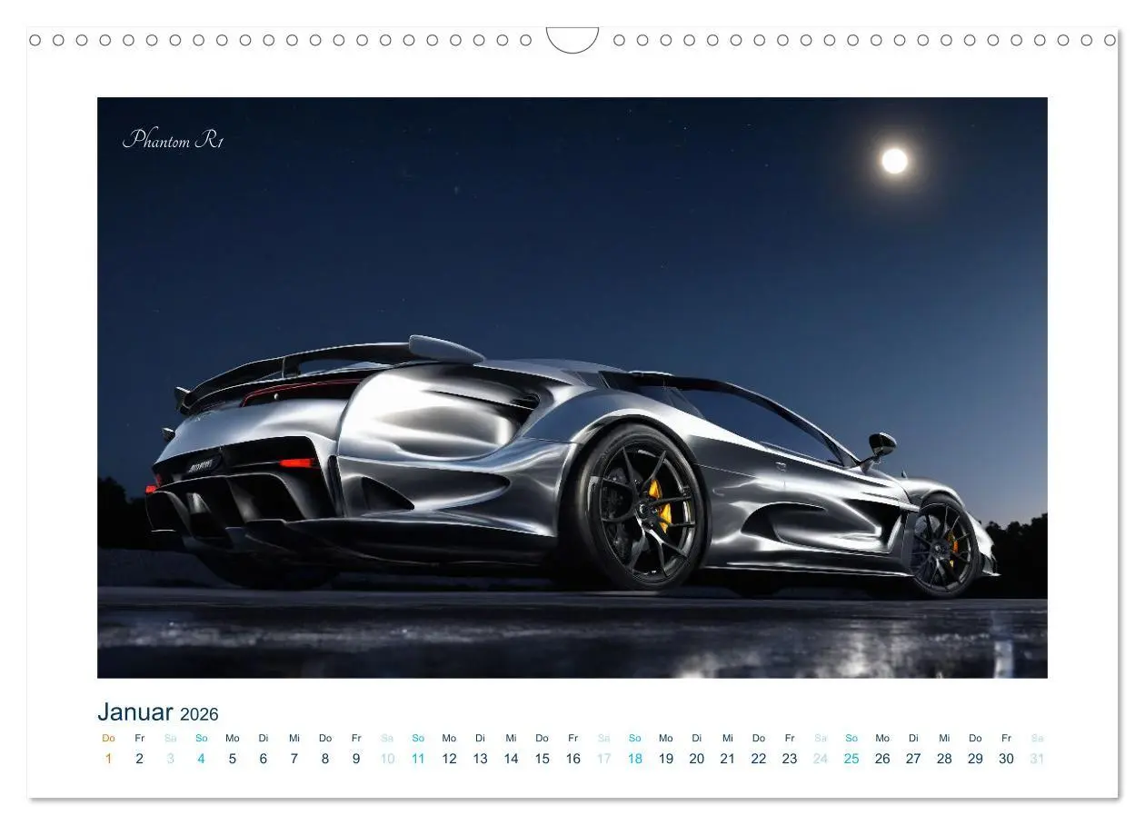 Bild: 9783457354315 | Faszination KI-Sportwagen (Wandkalender 2026 DIN A3 quer), CALVENDO...