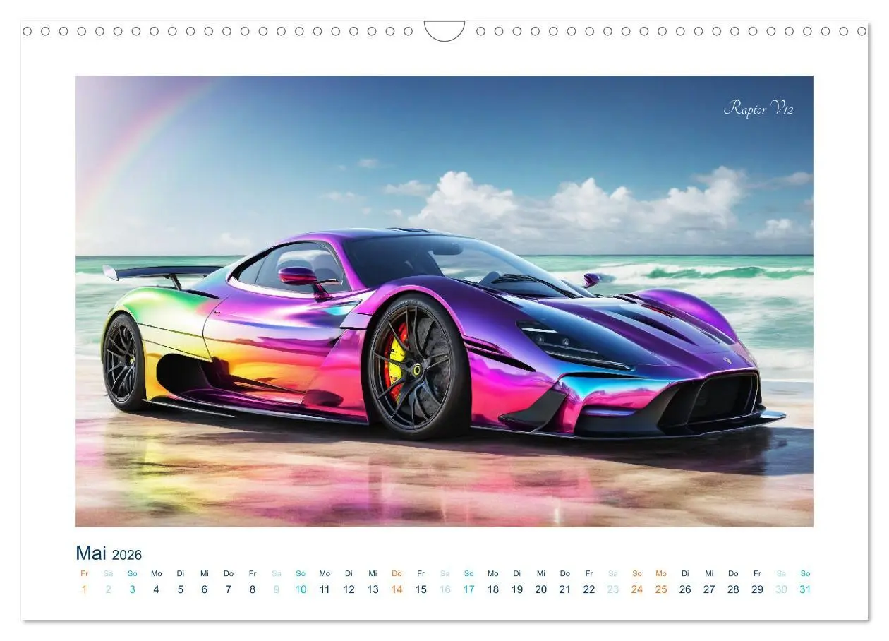 Bild: 9783457354315 | Faszination KI-Sportwagen (Wandkalender 2026 DIN A3 quer), CALVENDO...
