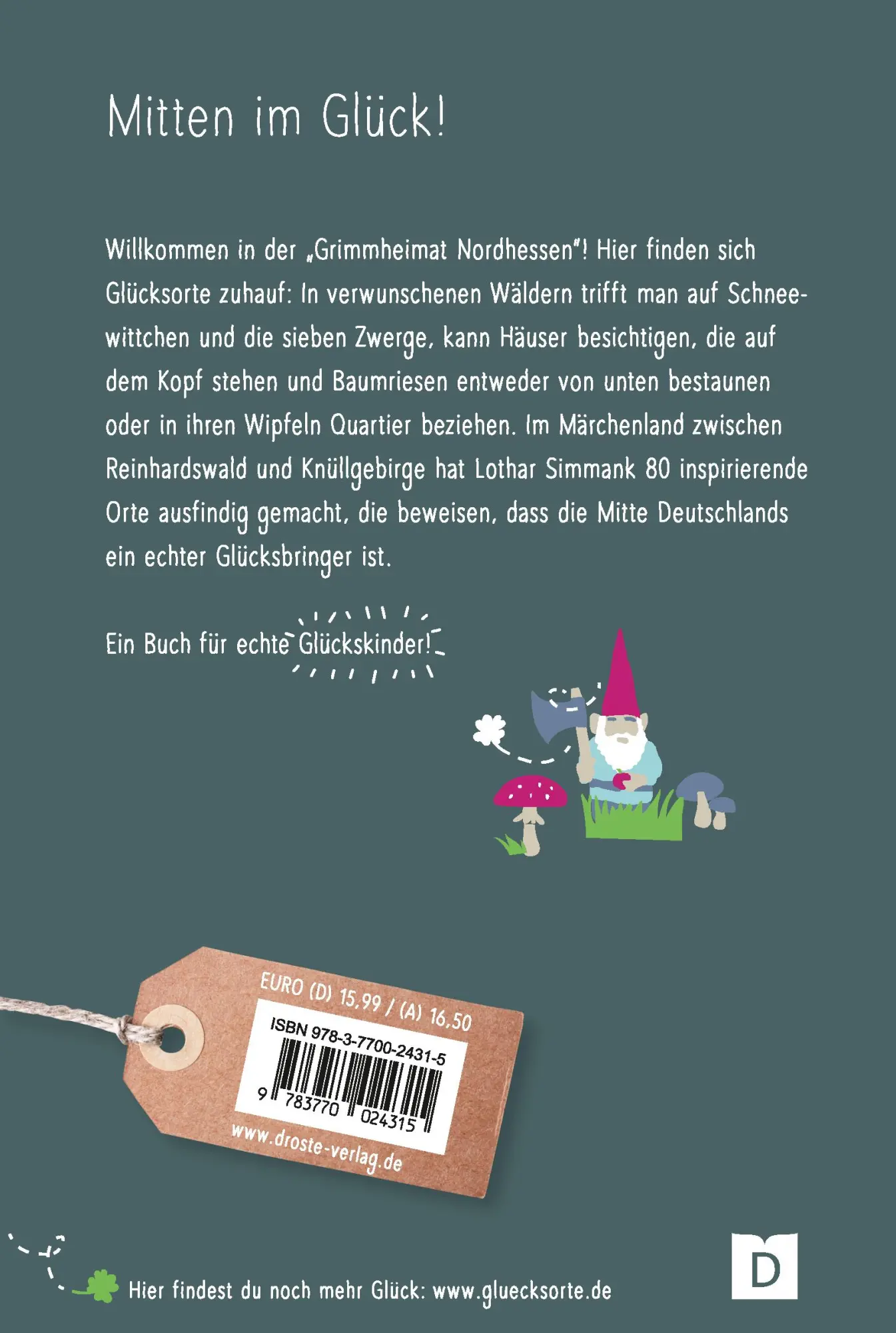 Rückseite: 9783770024315 | Glücksorte in Nordhessen | Fahr hin &amp; werd glücklich (Neuauflage)