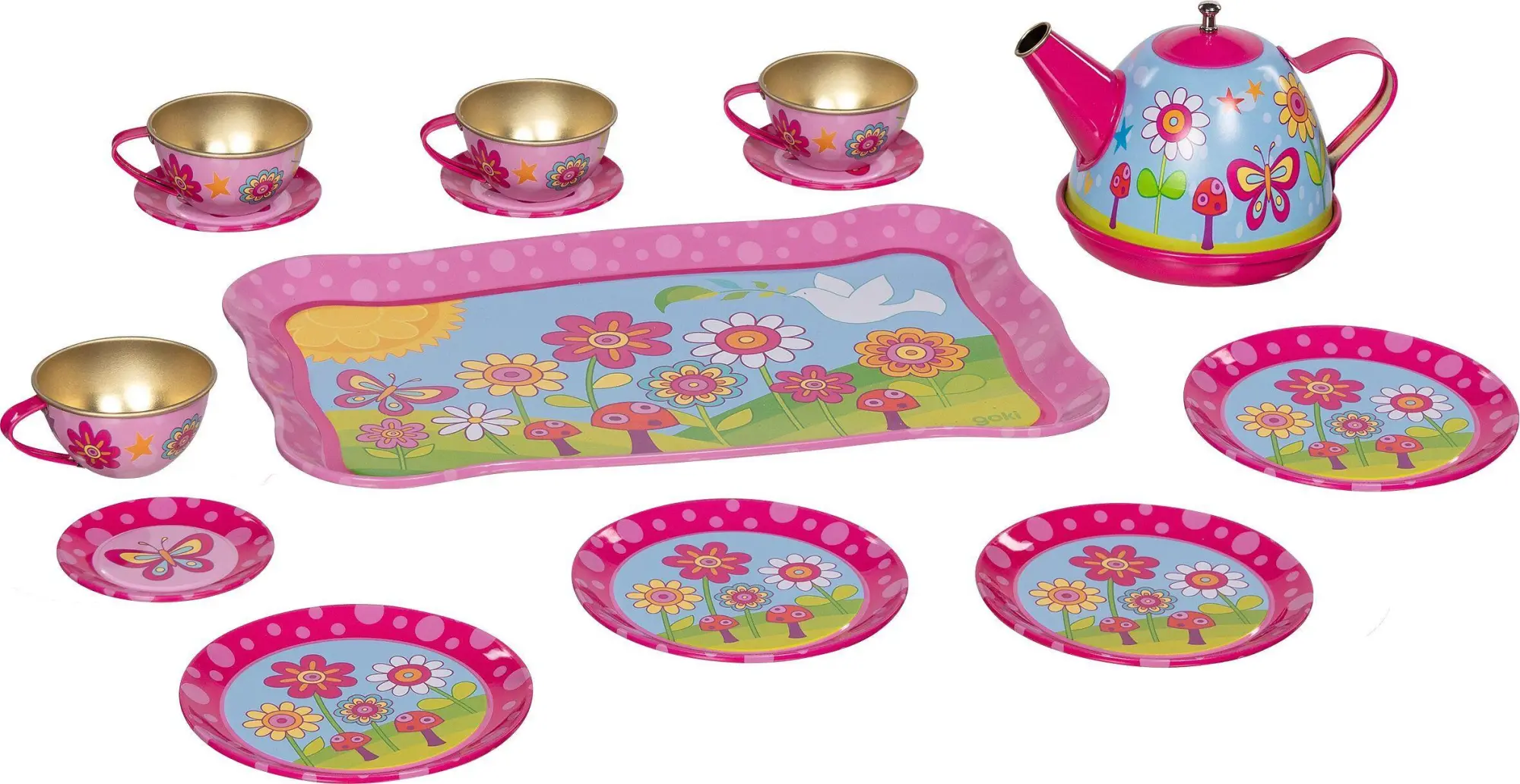 Cover: 4013594514415 | Teeservice aus Blech Funky Flowers | 51441 | Deutsch | 2026