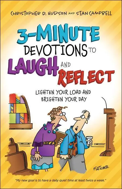 Cover: 9780764234415 | 3-Minute Devotions to Laugh and Reflect | Christopher D Hudson (u. a.)