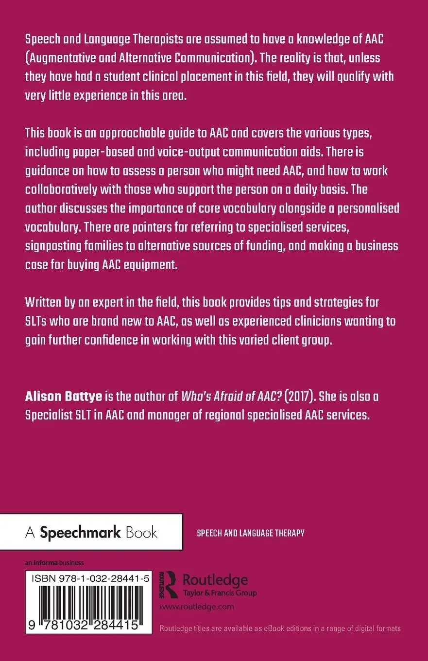 Rückseite: 9781032284415 | Navigating AAC | Alison Battye | Taschenbuch | Englisch | 2022