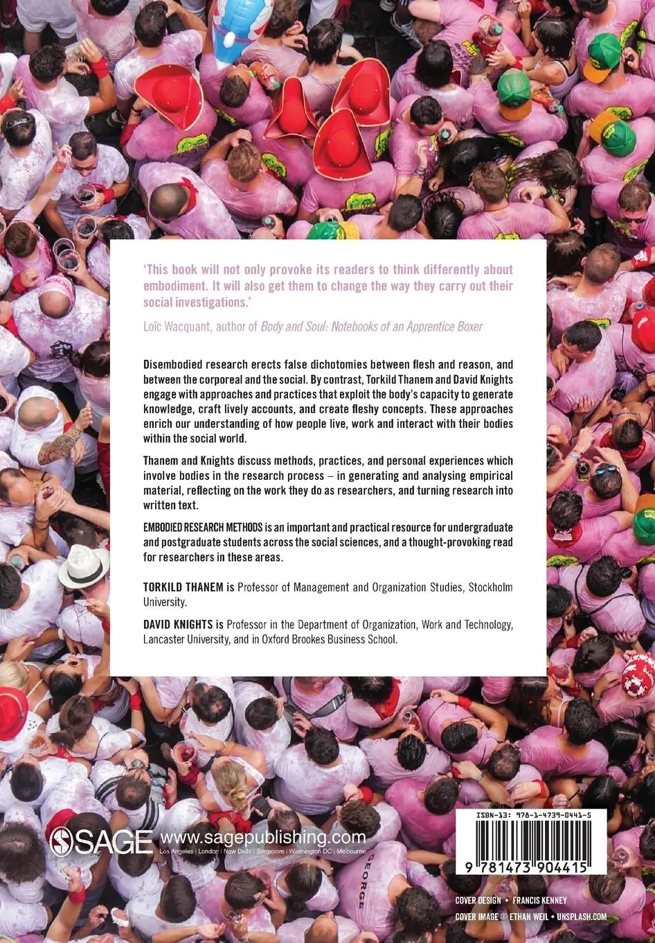 Rückseite: 9781473904415 | Embodied Research Methods | Torkild Thanem (u. a.) | Taschenbuch