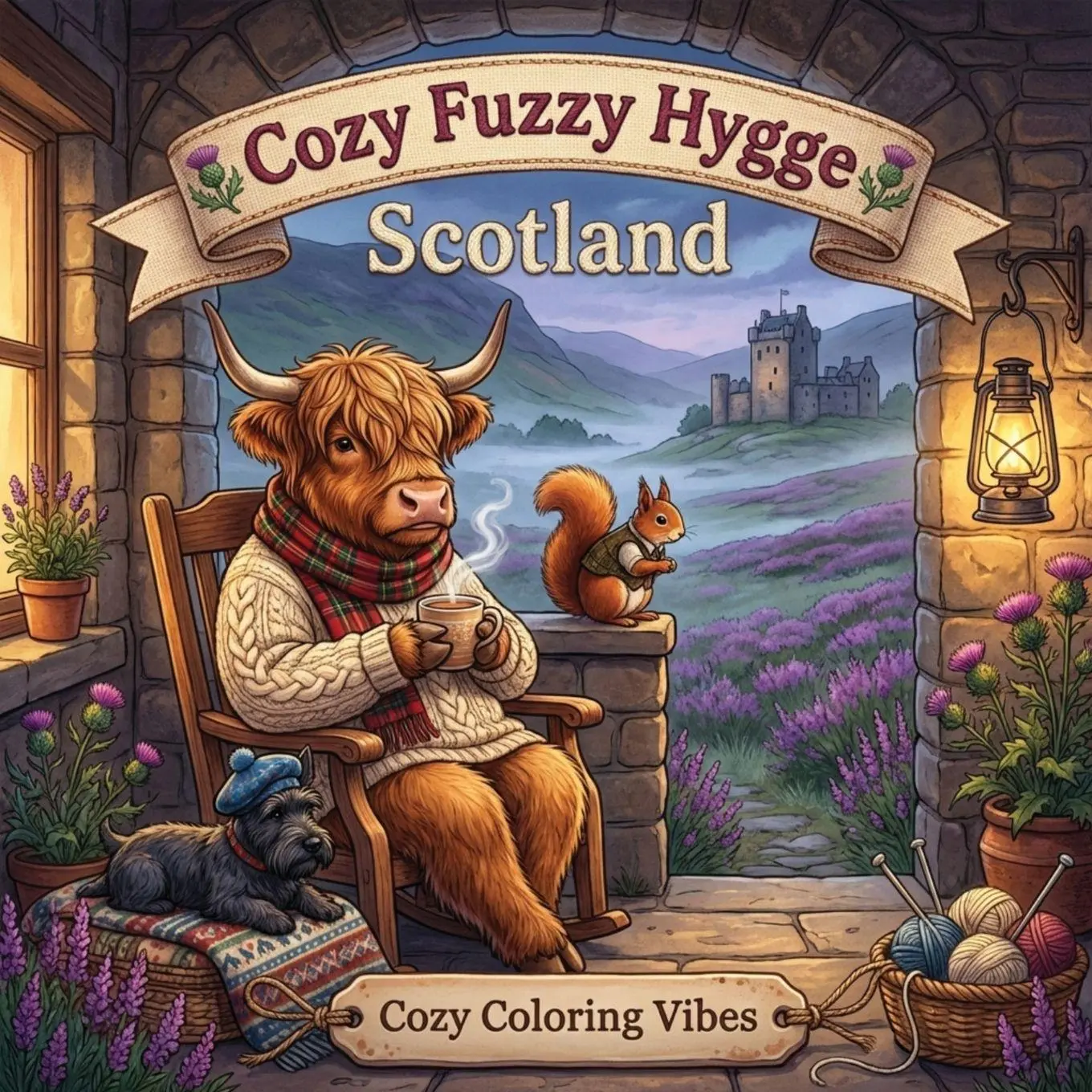 Cover: 9781965964415 | Cozy Fuzzy Hygge Scotland | Cozy Coloring Vibes | Taschenbuch | 2026