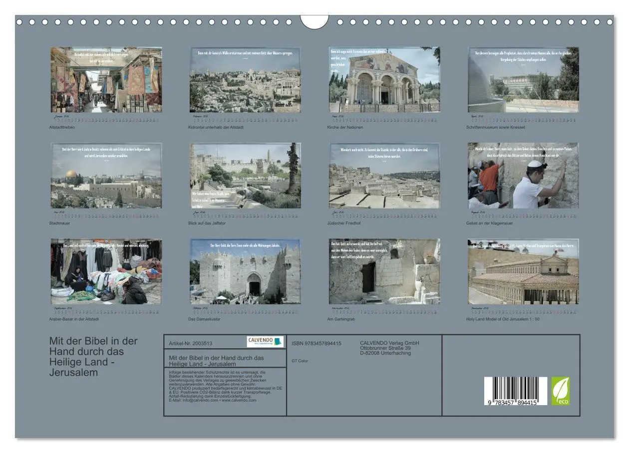 Bild: 9783457894415 | Mit der Bibel in der Hand durch das Heilige Land - Jerusalem...