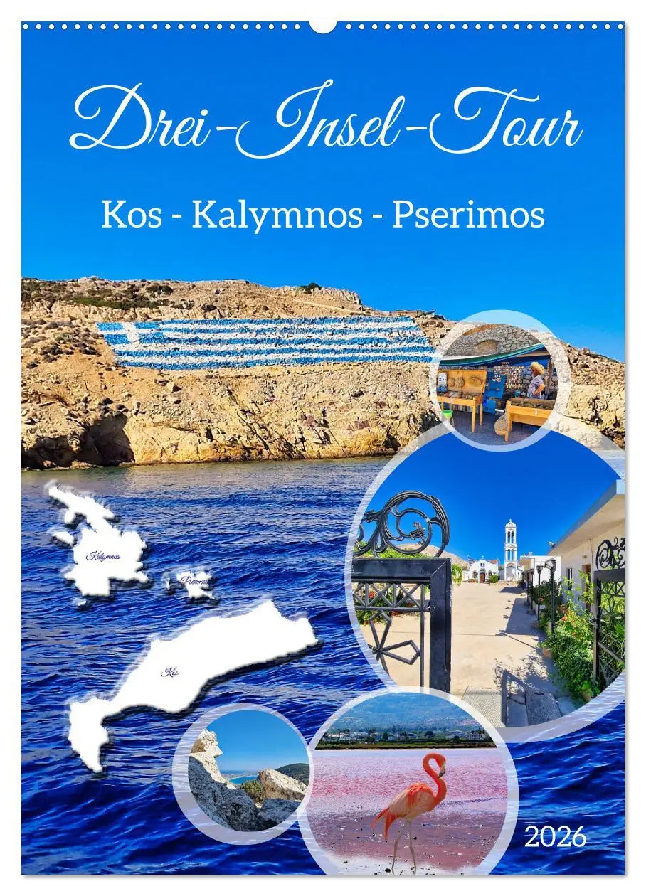 Cover: 9783516294415 | Drei-Insel-Tour (Wandkalender 2026 DIN A2 hoch), CALVENDO...