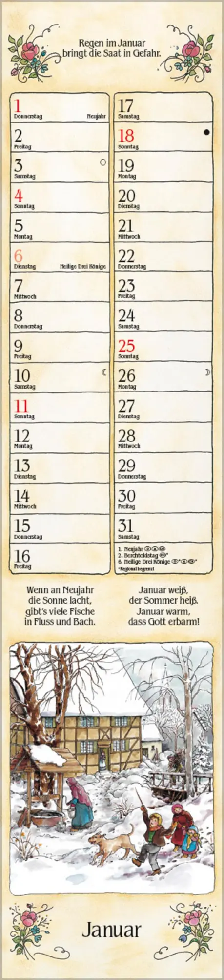 Bild: 9783731884415 | Bauernkalender Langplaner 2026 | Verlag Korsch | Kalender | 13 S.
