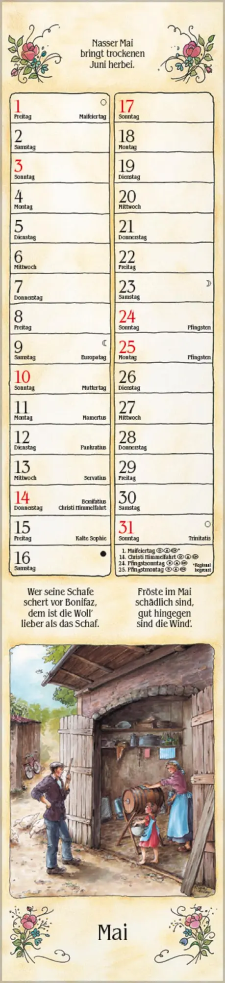 Bild: 9783731884415 | Bauernkalender Langplaner 2026 | Verlag Korsch | Kalender | 13 S.