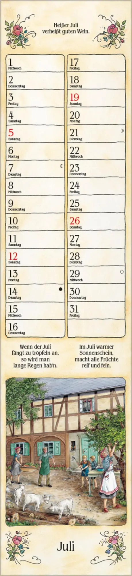 Bild: 9783731884415 | Bauernkalender Langplaner 2026 | Verlag Korsch | Kalender | 13 S.
