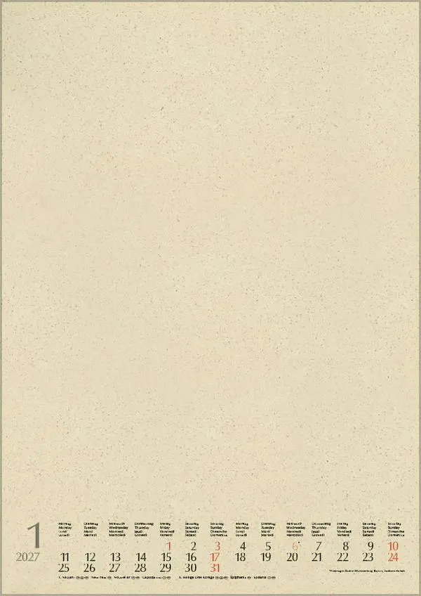 Bild: 9783819304415 | Foto-Malen-Basteln Bastelkalender A4 Graspapier 2027 | Verlag Korsch