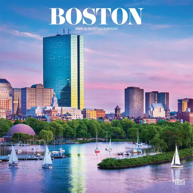 Cover: 9781975474515 | Boston 2025 12 X 24 Inch Monthly Square Wall Calendar Plastic-Free