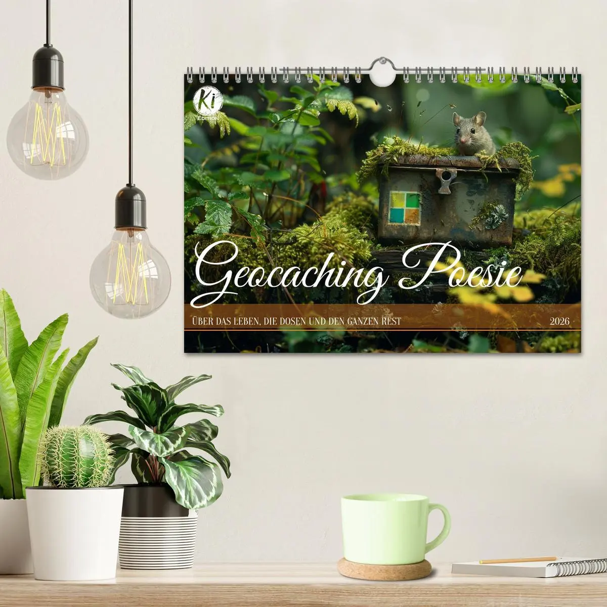 Bild: 9783457334515 | Geocaching Poesie (Wandkalender 2026 DIN A4 quer), CALVENDO...