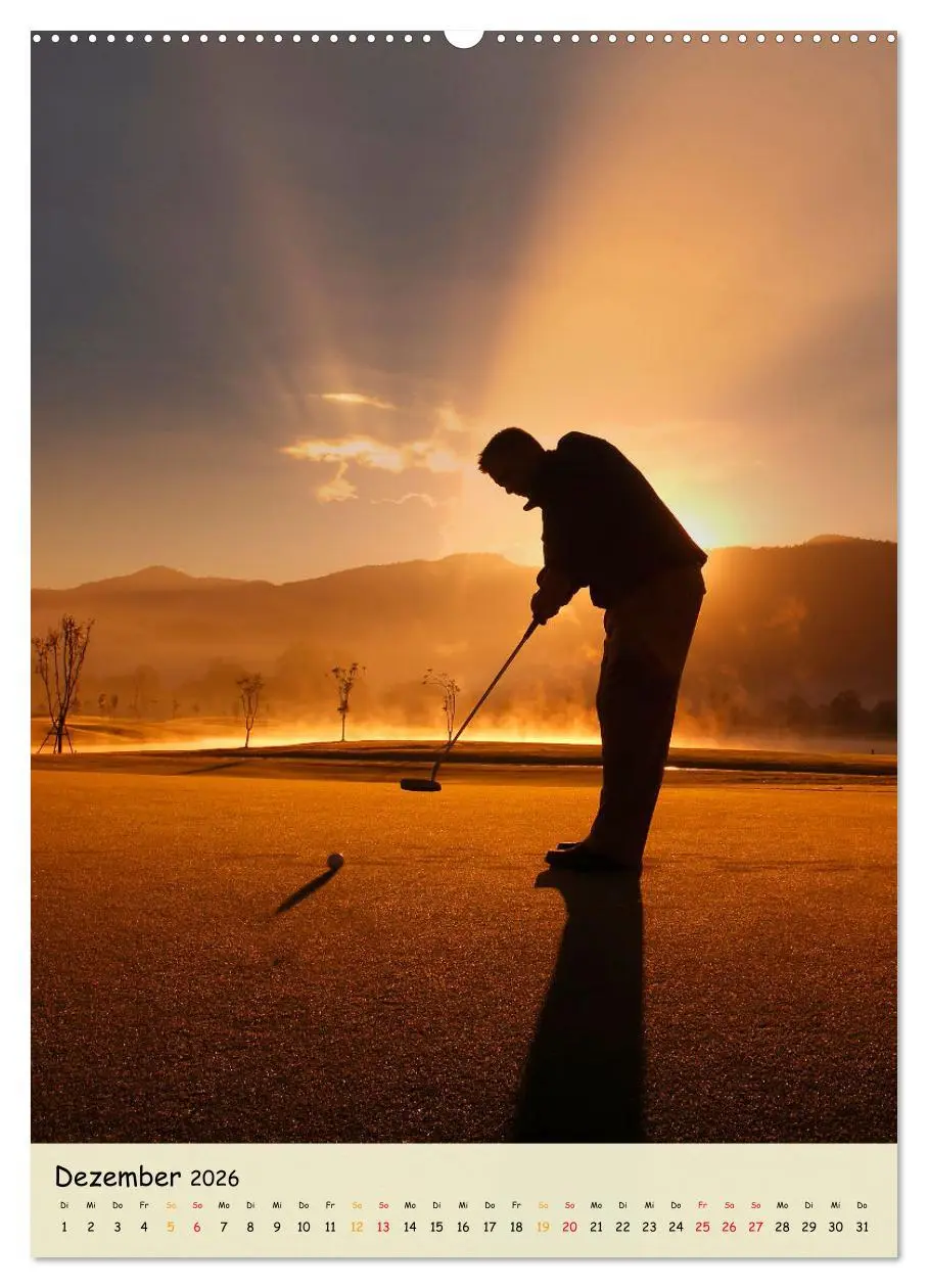 Bild: 9783516354515 | Golf Leidenschaft (Wandkalender 2026 DIN A2 hoch), CALVENDO...
