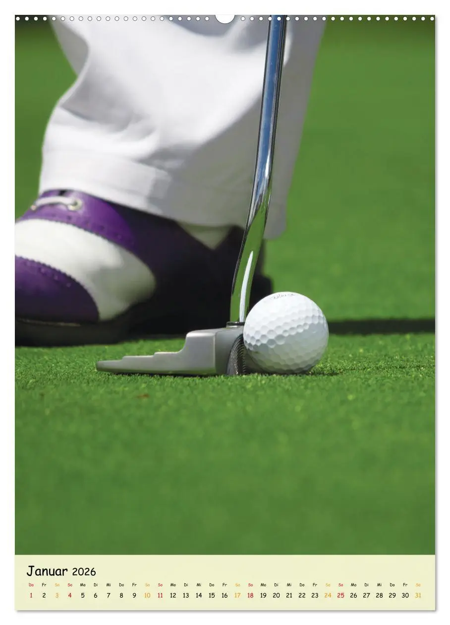 Bild: 9783516354515 | Golf Leidenschaft (Wandkalender 2026 DIN A2 hoch), CALVENDO...