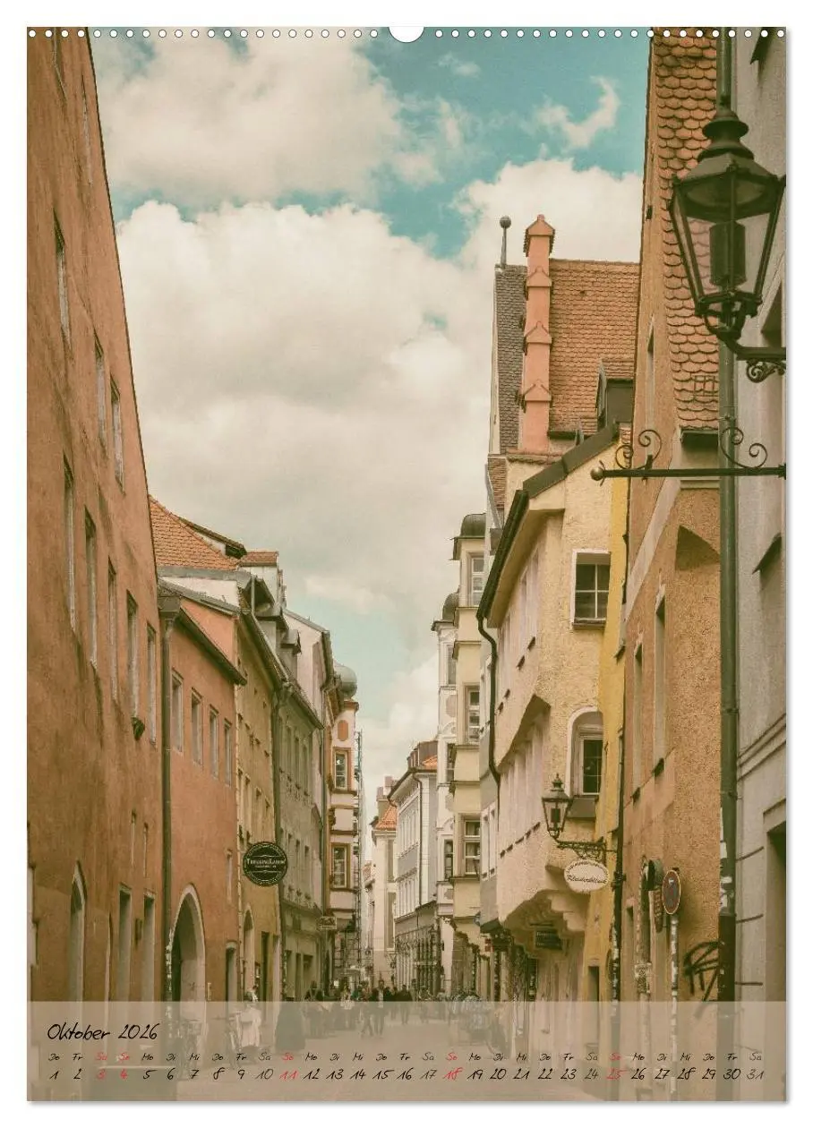 Bild: 9783516424515 | Regensburg - Charme der Altstadt (Wandkalender 2026 DIN A2 hoch),...