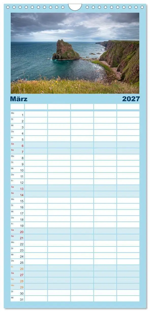 Bild: 9783594334515 | Familienplaner 2027 - Schottland - Wildes Land im Norden mit 5...