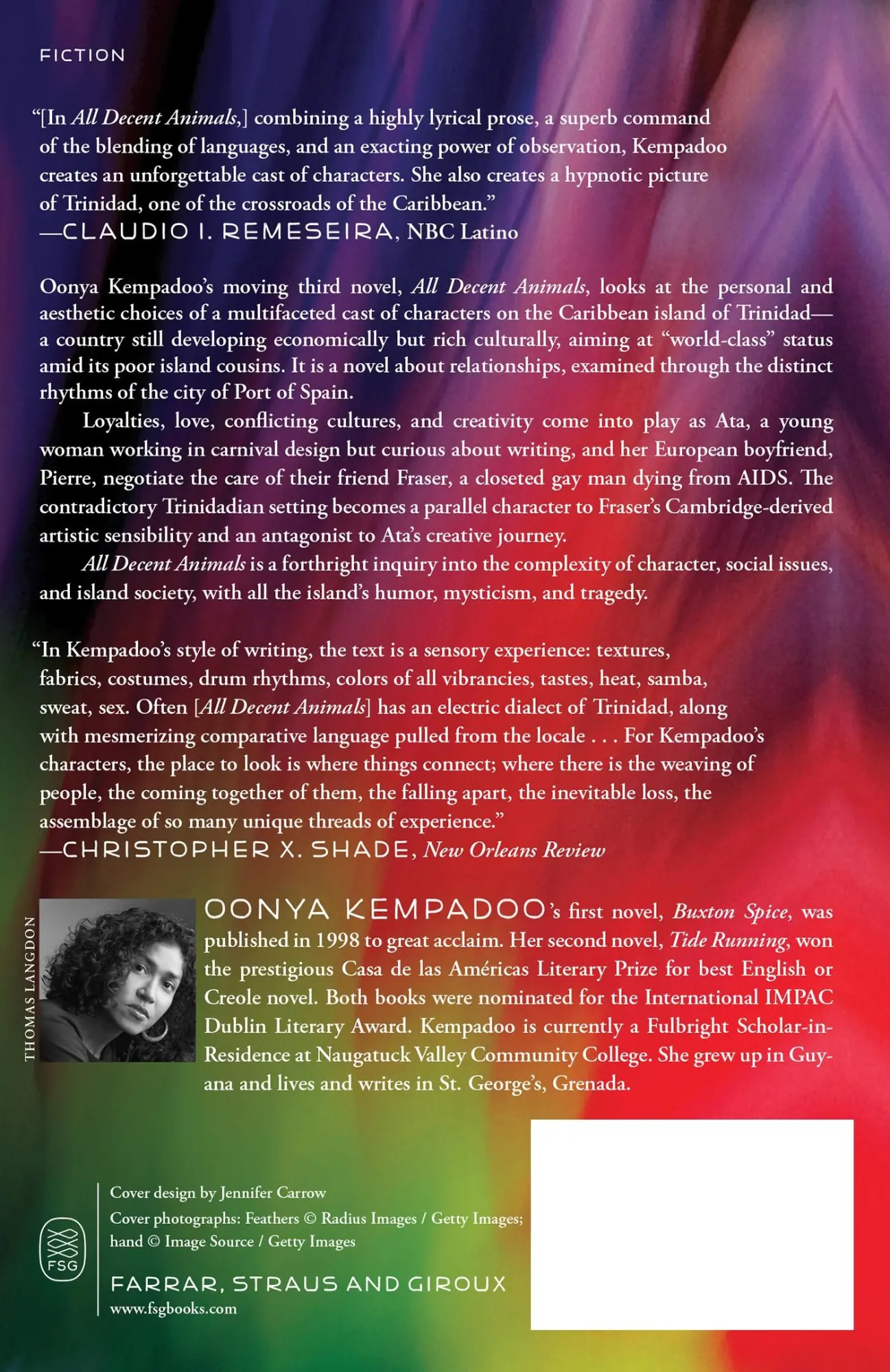 Rückseite: 9780374534615 | All Decent Animals | Oonya Kempadoo | Taschenbuch | Englisch | 2014