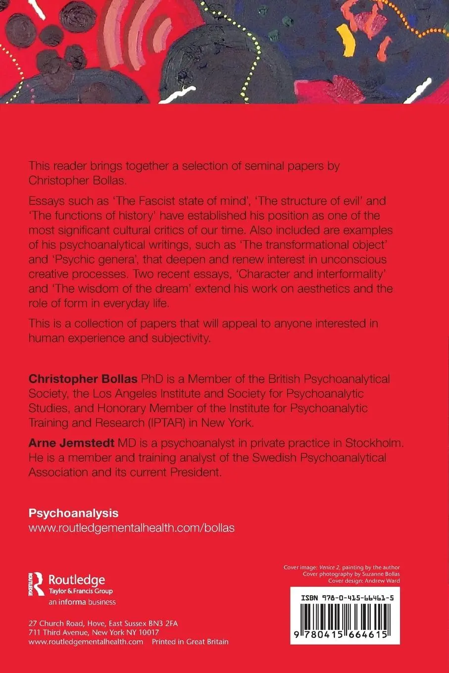 Rückseite: 9780415664615 | The Christopher Bollas Reader | Christopher Bollas | Taschenbuch