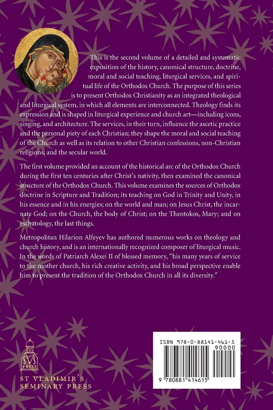Rückseite: 9780881414615 | Orthodox Christianity Volume II | Metropolitian Hilarion Alfeyev