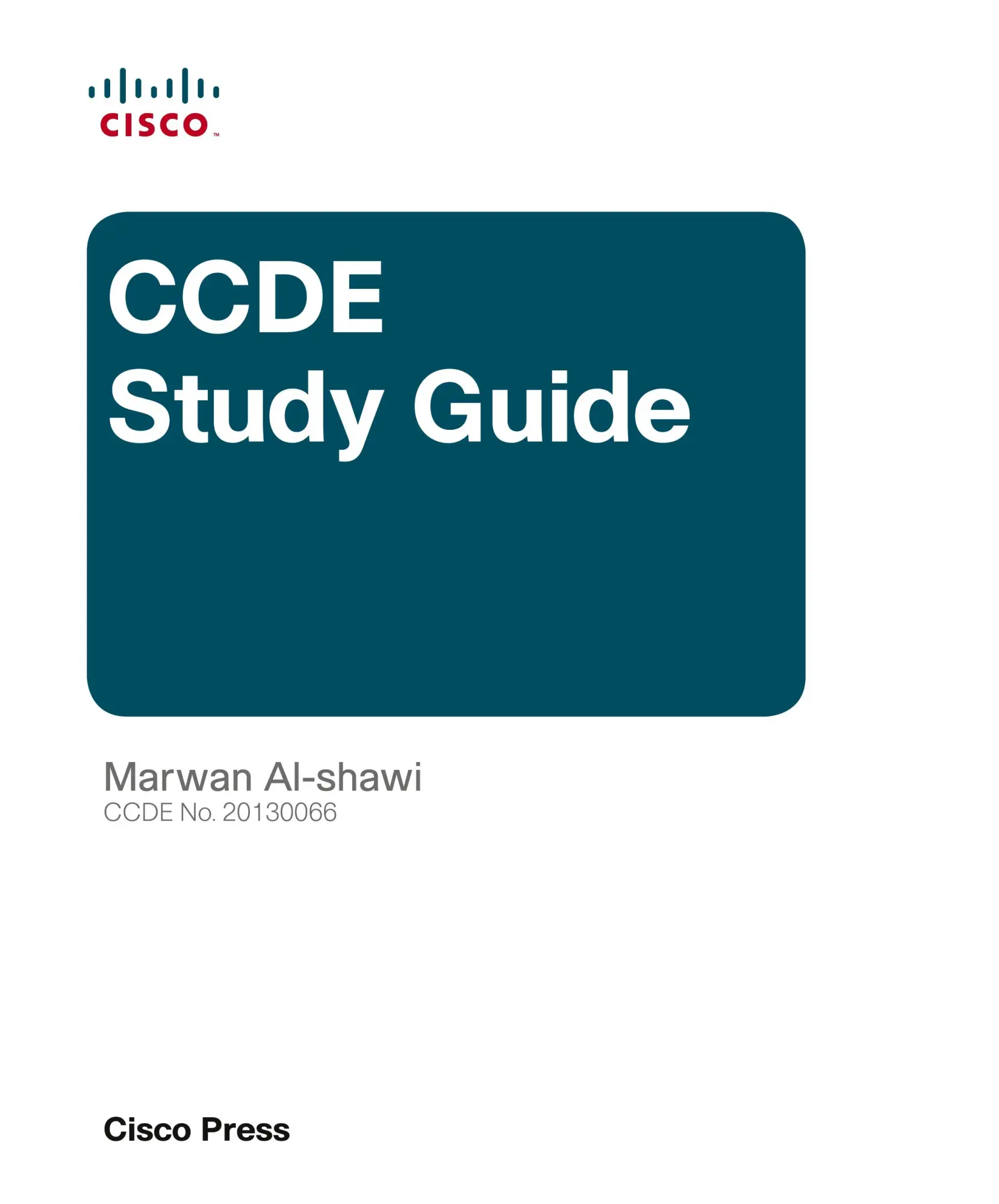 Cover: 9781587144615 | CCDE Study Guide | Marwan Al-Shawi | Taschenbuch | 616 S. | Englisch