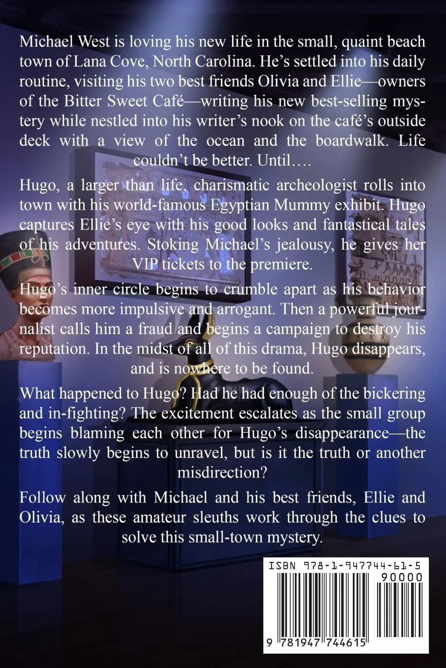 Rückseite: 9781947744615 | A Mummy to Die For (Book 2) | The Coffee House Sleuths | T. Lockhaven