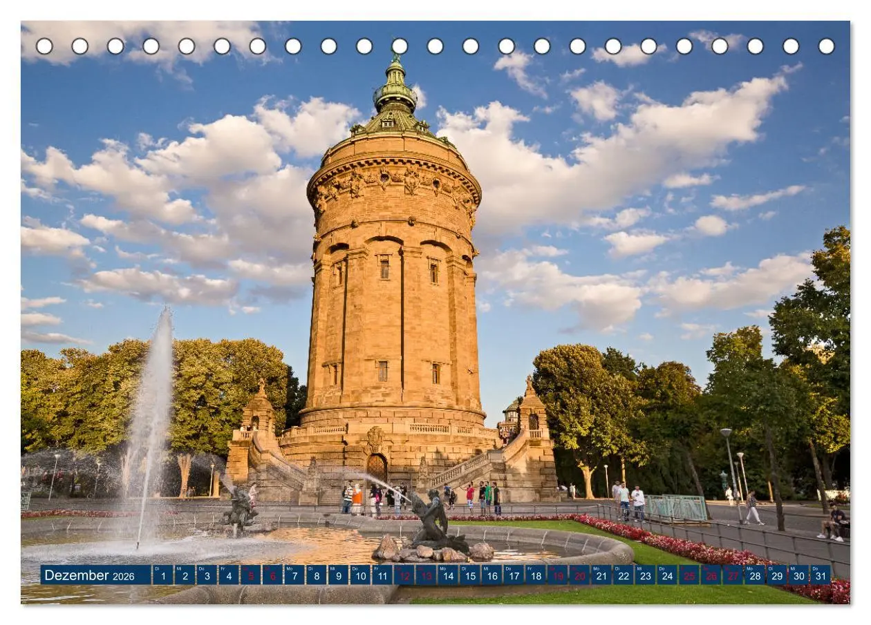 Bild: 9783457564615 | Mannheim - Jugendstil bis Popart (Tischkalender 2026 DIN A5 quer),...