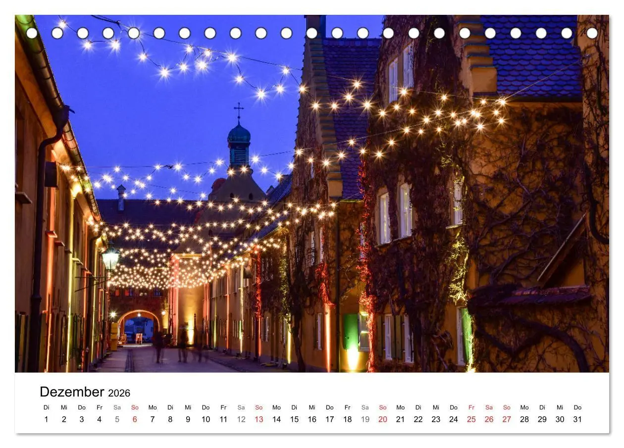 Bild: 9783457944615 | Augsburg - Die Highlights der schwäbischen Metropole (Tischkalender...